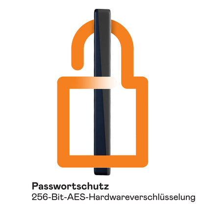 👉 Externe Festplatte 2 TB – Mobiler Speicher, USB-C kompatibel, Software-Download, Passwortschutz, für Mac geeignet, Mitternachtsblau