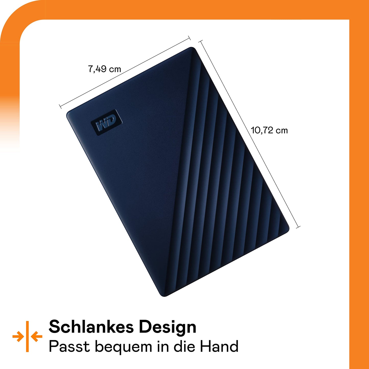 👉 Externe Festplatte 2 TB – Mobiler Speicher, USB-C kompatibel, Software-Download, Passwortschutz, für Mac geeignet, Mitternachtsblau